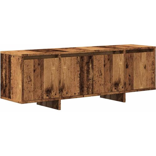 Maison Chic TV omarica - TV enota - Televizijska omarica starinski les 120x30x40,5 cm inženirski les, (21699145) Slike