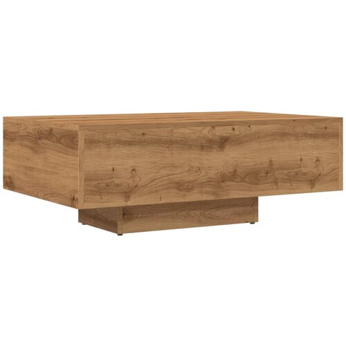 Maison Chic Klubska mizica - kavna mizica - Nizka mizica artisan hrast 85x55x31 cm inženirski les, (21753886) Slike