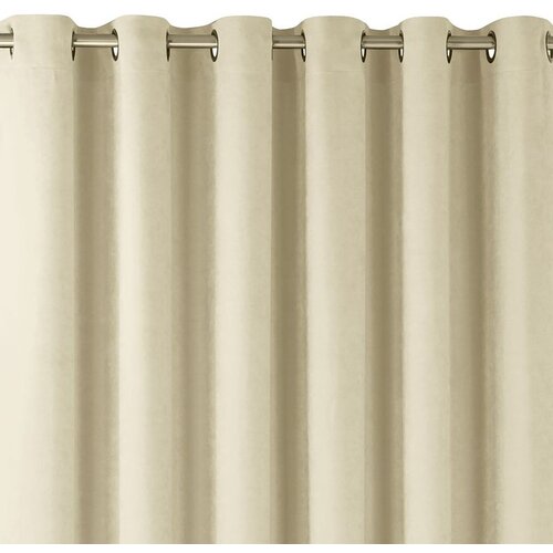  Curtain MILANA color beige style classic golden gold metal eyelets chenille 140x225 HOMEDE Cene