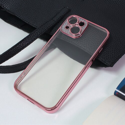  torbica silikon camera diamond iphone 14 plus 6.7 roze Cene