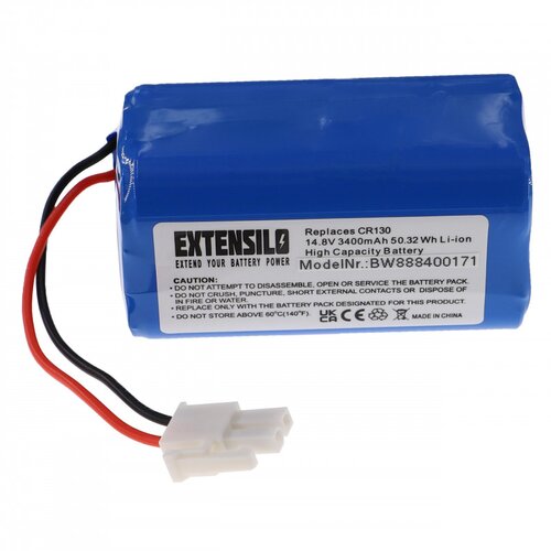 Extensilo Baterija za Profimaster Robot 2714 / Ecovacs Deebot CR130, priklop s kablom, 3400 mAh Cene