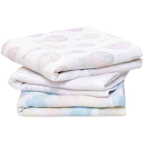 Aden+Anais komplet 3 tetra pelena iz organskog pamuka 70x70 above the clouds Slike