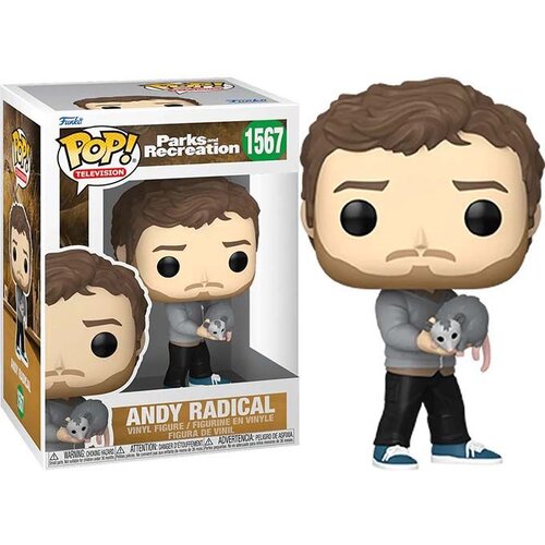 Funko figura pop! tv: parks & recreation 15th - andy radical Cene