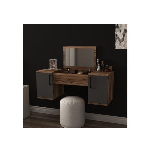 Hanah home sto za šminkanje mercan light walnut anthracite Slike