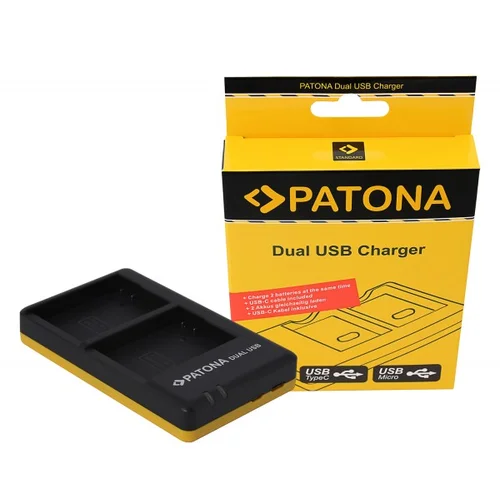 Patona Dual Quick-Charger f. Nikon EN-EL14 uklj. USB-C kabel