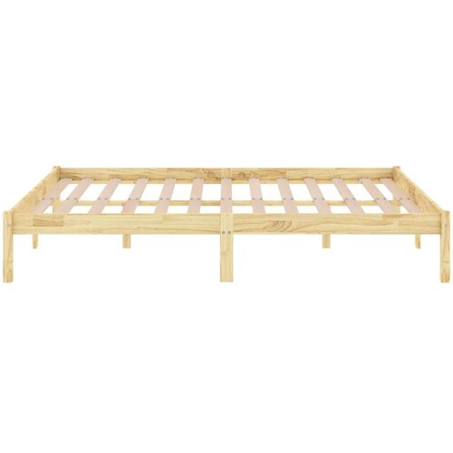 VidaXL Okvir za krevet od masivne borovine 180 x 200 cm UK super king Slike