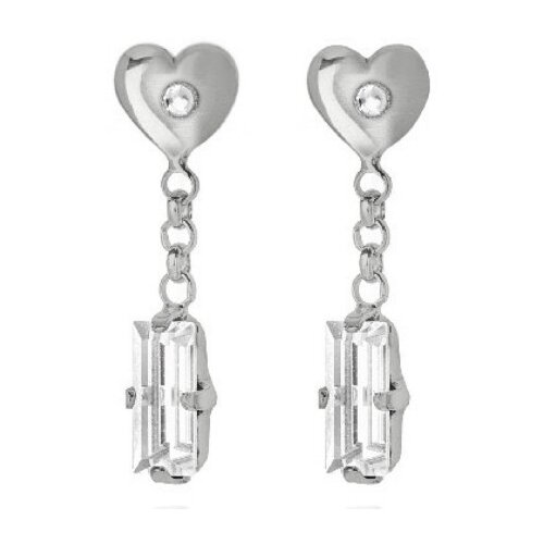 Ženske victoria cruz san valentin crystal srebrne mindjuŠe sa swarovski belim kristalima ( a3737-07ht ) Slike