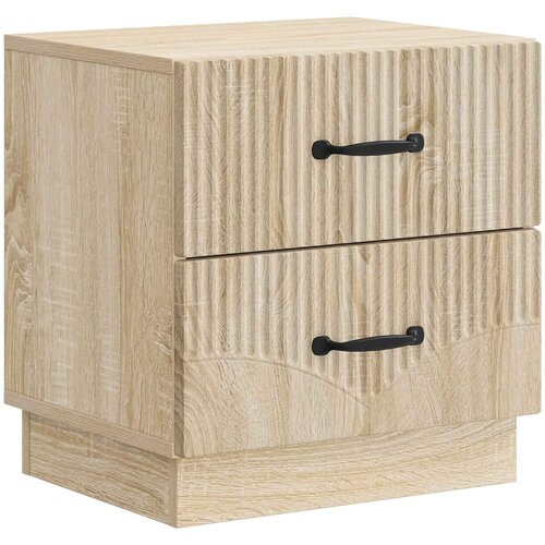 vidaXL Nočna omarica Sonoma hrast 43 x 34,5 x 44,5 cm Inženirski les, (5000233464) Cene