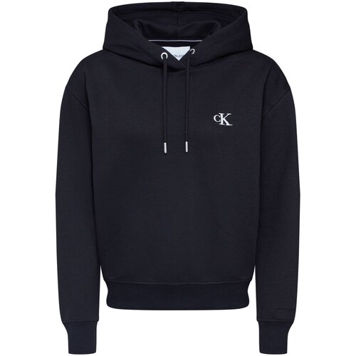 Calvin Klein Jeans Sweater majica crna / bijela Slike