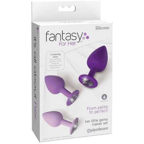Pipedream Fantasy For Her Little Gems Set od 3 Anal Plaga Slike