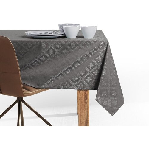 DecoKing stolnjak Maya 120x120 cm, smeđa Slike
