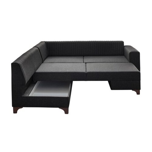 Atelier Del Sofa ugaona garnitura west left anthracite Slike
