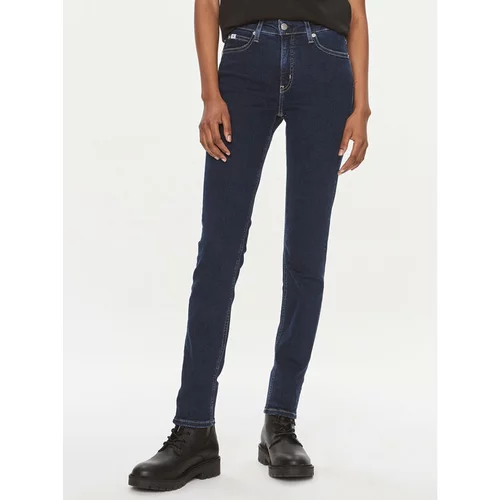 Calvin Klein Jeans Jeans hlače J20J221237 Mornarsko modra Skinny Fit