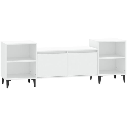 Maison Chic TV omarica - TV stojalo - Televizijska omarica bela 160x35x55 cm inženirski les, (21701077) Cene