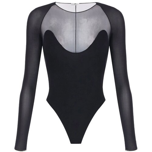 Elisabetta Franchi Bodiji bo05667e2-110 Črna Slike