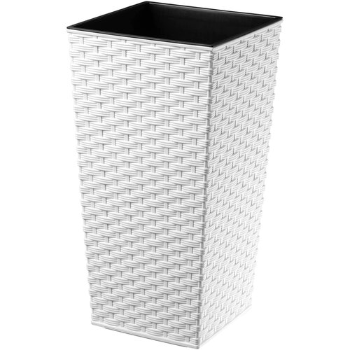 KADAX Vrtni lonec z vstavkom za rože velik visok 24x47 cm bel, (5000350655) Cene