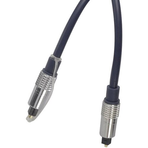 Kash Toslink digital audio priključni kabel [1x mo&amp;scaron;ki konektor Toslink (ODT) - 1x mo&amp;scaron;ki konektor Toslink (ODT)] 1.00 m črna, (20431740) Slike