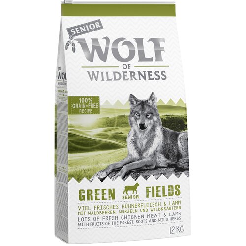 Wolf of Wilderness Senior "Green Fields" - janjetina - 2 x 12 kg Cijene