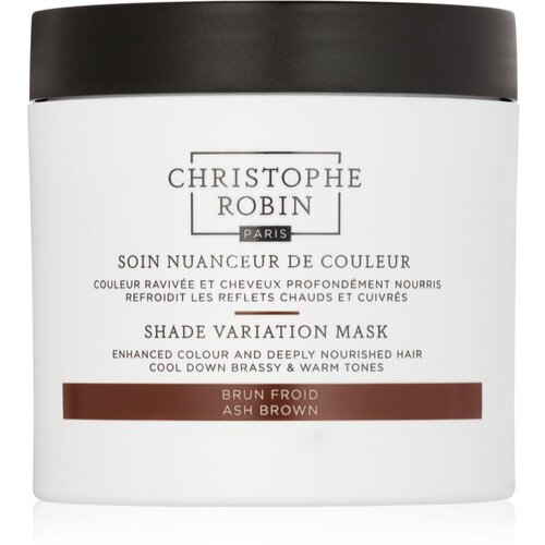 Christophe Robin Shade Variation Mask hranilna kremasta maska za lase odtenek Ash Brown 250 ml Slike