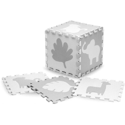 Momi podloga za bebe - puzzle od pene zawi grey Slike