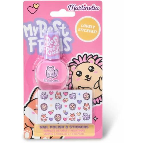 Martinelia My Best Friends Nail Polish & Stickers set (za otroke)