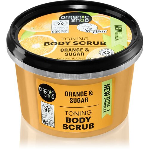 Organic Shop Orange &amp;amp; Sugar tonirajući piling za tijelo 250 ml Slike