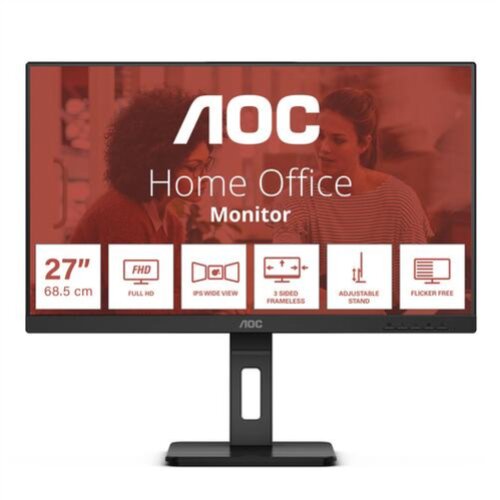 AOC monitor 68,6 cm (27,0") 27E3QAF 1920x1080 75Hz ips 4ms vga hdmi displayport 2xUSB3.2 pivot zvočniki 3H sRGB99,9% adaptivesync essential, (21217375) Cene