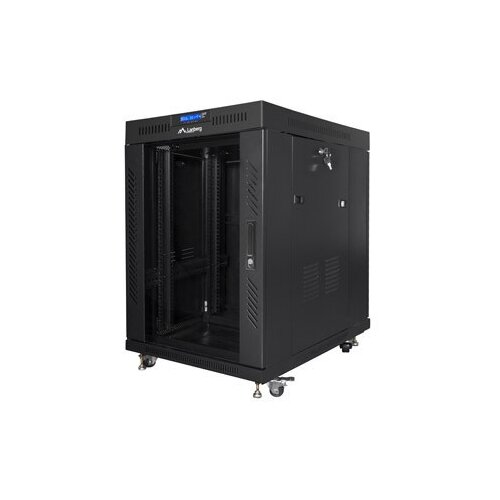 Lanberg FF01-8015-12BL rack cabinet 15U Freestanding rack Black Cijene