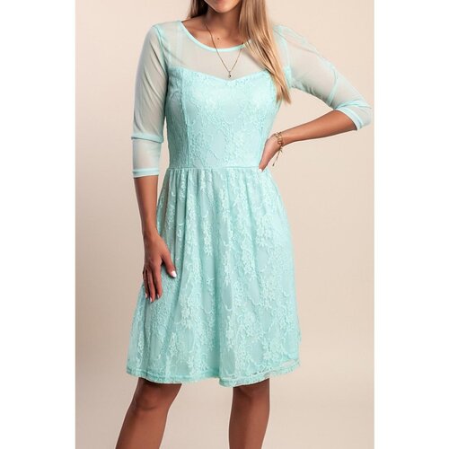 Fenzy Plus Size Čipkasta Haljina, Boje Mente Cijene