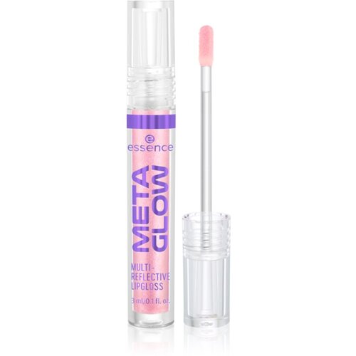 Essence META GLOW MULTI-REFLECTIVE sjajilo za usne s holografskim efektom nijansa 02 Digital Pink 3 ml Slike