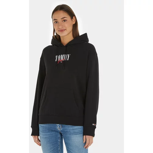 Tommy Jeans Jopa Essential Logo 1+ DW0DW16397 Črna Relaxed Fit