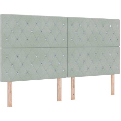  Krevet s opruga kutije Svijetlo siva 200 x 180 cm Bar&amp;scaron;un Slike