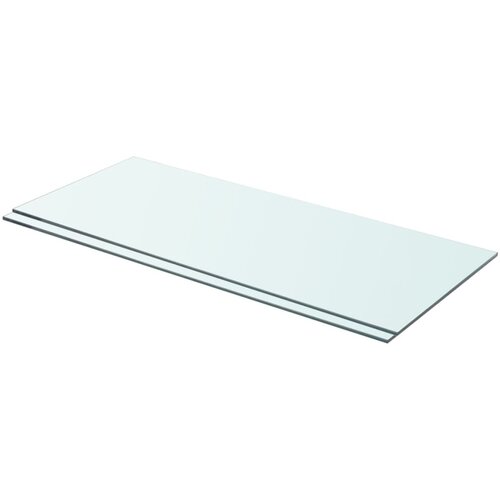 VidaXL Police 2 kosa steklo prosojno 70x30 cm, (20765252) Slike