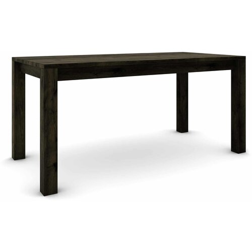  Hrastov stol 160 x 80 cm, crni sa srebrnim efektom Slike
