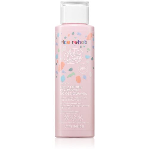 BodyBoom HairBoom Rice Rehab Nourishing Oil hidratantno ulje za suhu i o&amp;scaron;tećenu kosu 100 ml Slike
