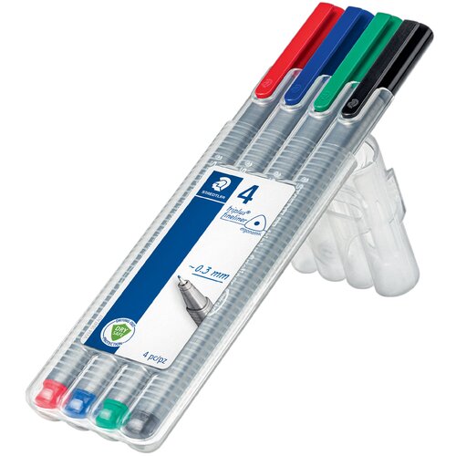 Staedtler Fineliner triplus, zaboj za 4, (21656372) Slike