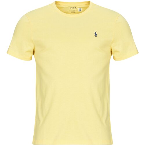 Polo Ralph Lauren Majice s kratkimi rokavi T-SHIRT AJUSTE EN COTON Rumena Slike