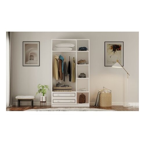 Hanah home Ormar Rb-093-01, 105x180x52 cm, Bijeli Slike