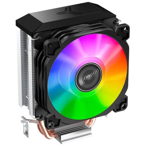 Jonsbo CR-1200E CPU cooler RGB 92mm fan argb LEDs, black-silver Slike