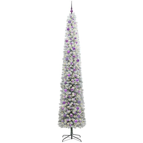 VidaXL Umjetno božićno drvce Zelena 270 cm PVC i čelik i plastika Slike