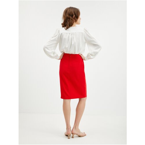 Orsay Red Ladies Pencil Skirt - Women Slike