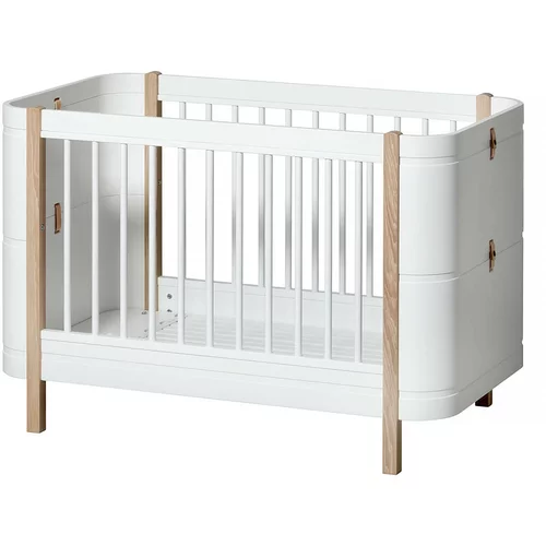 Oliver Furniture® dječji krevetić mini+ basic cot 5v1 60x120 white/oak