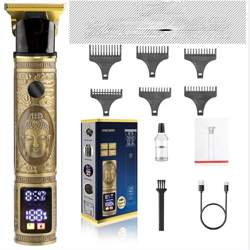 INF Električni strižnik za moške z digitalnim zaslonom in motivom Bude, (5000072118) Cene