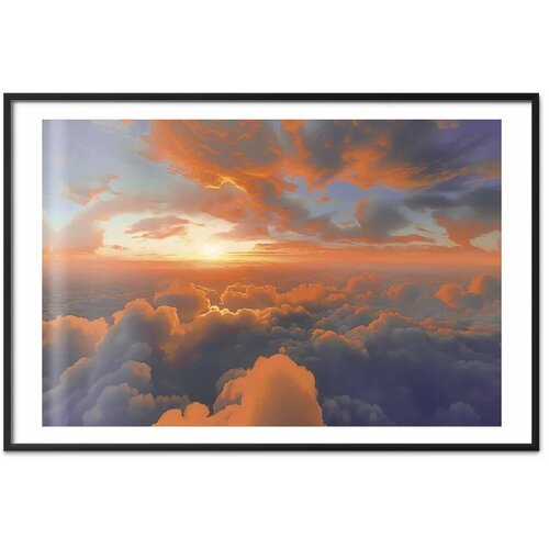  Plakat When Dawn Tickles the Clouds: A Color Show on the Morning Sky 30x21 Cene