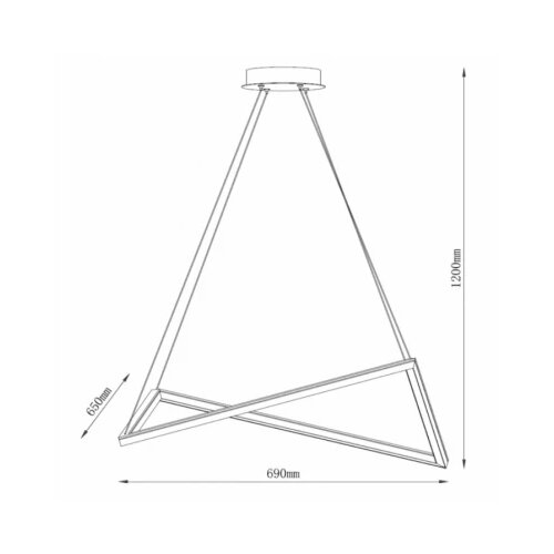  solea 43 luster 40W 3000/4000/6000K crna dim Slike
