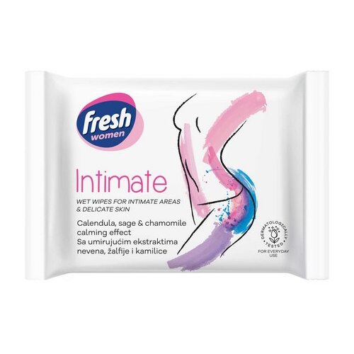 Fresh vlažne maramice za intimnu negu ,20 komada Slike