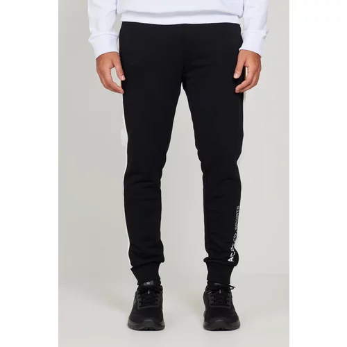 AC&Co / Altınyıldız Classics Men's Black Standard Fit Regular Cut Cotton Sweatpants