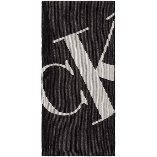 Calvin Klein Jeans &amp;Scaron;ali &amp;amp; Rute Bold Graphic Scarf Črna Slike