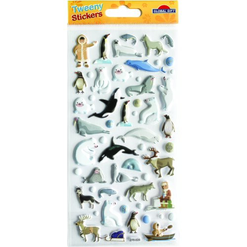Grupo BLE&amp;Scaron;ČIČNE NALEPKE TWEENY FOAMY ESKIMO IN ŽIVALI, (20862505) Slike
