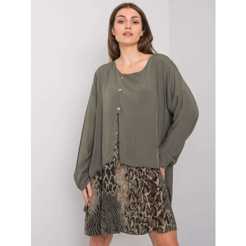 Italy Moda Dress-DHJ-SK-21451.50-khaki Slike
